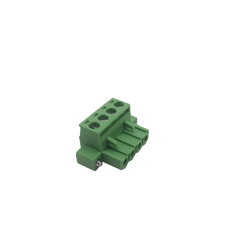 The difference between straight pins and bent pins for screw terminal block